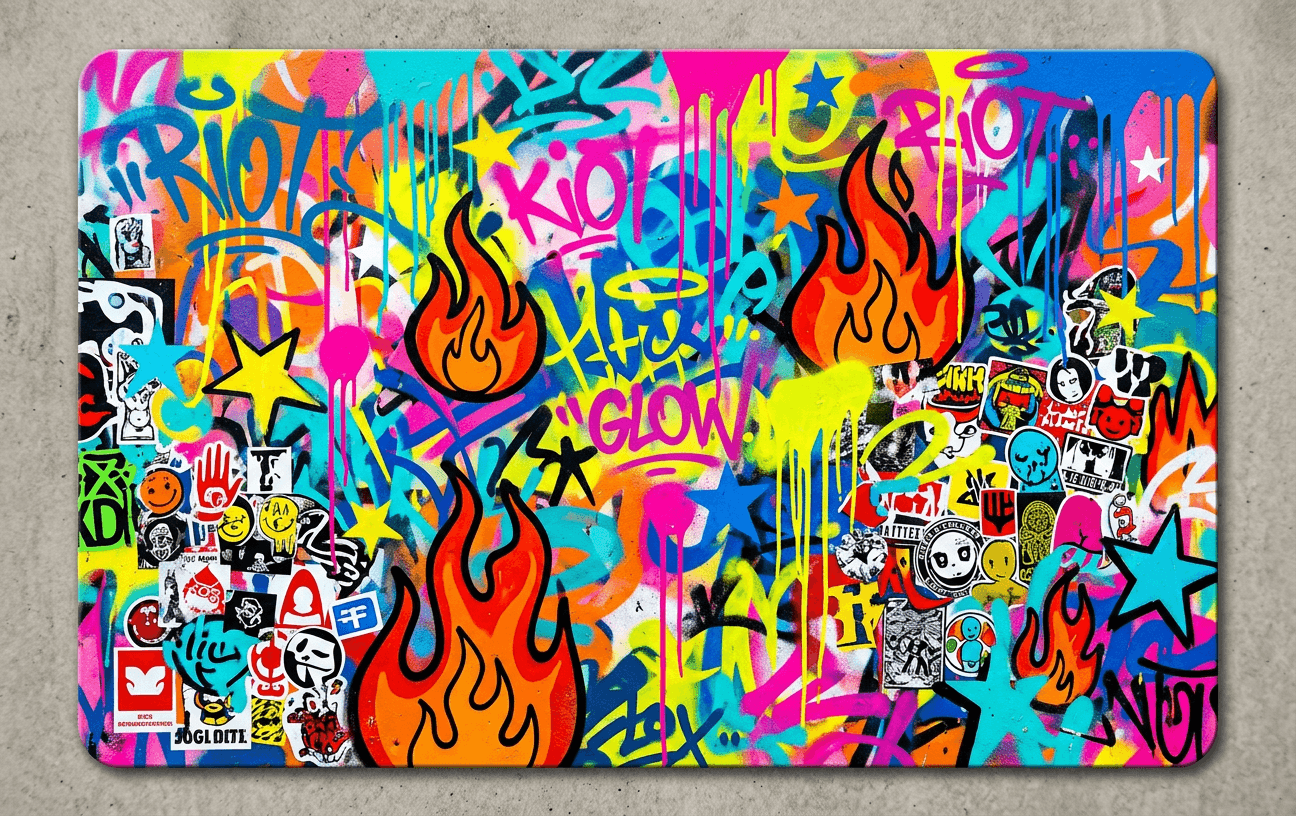 Skin Graffiti — estilo doidão